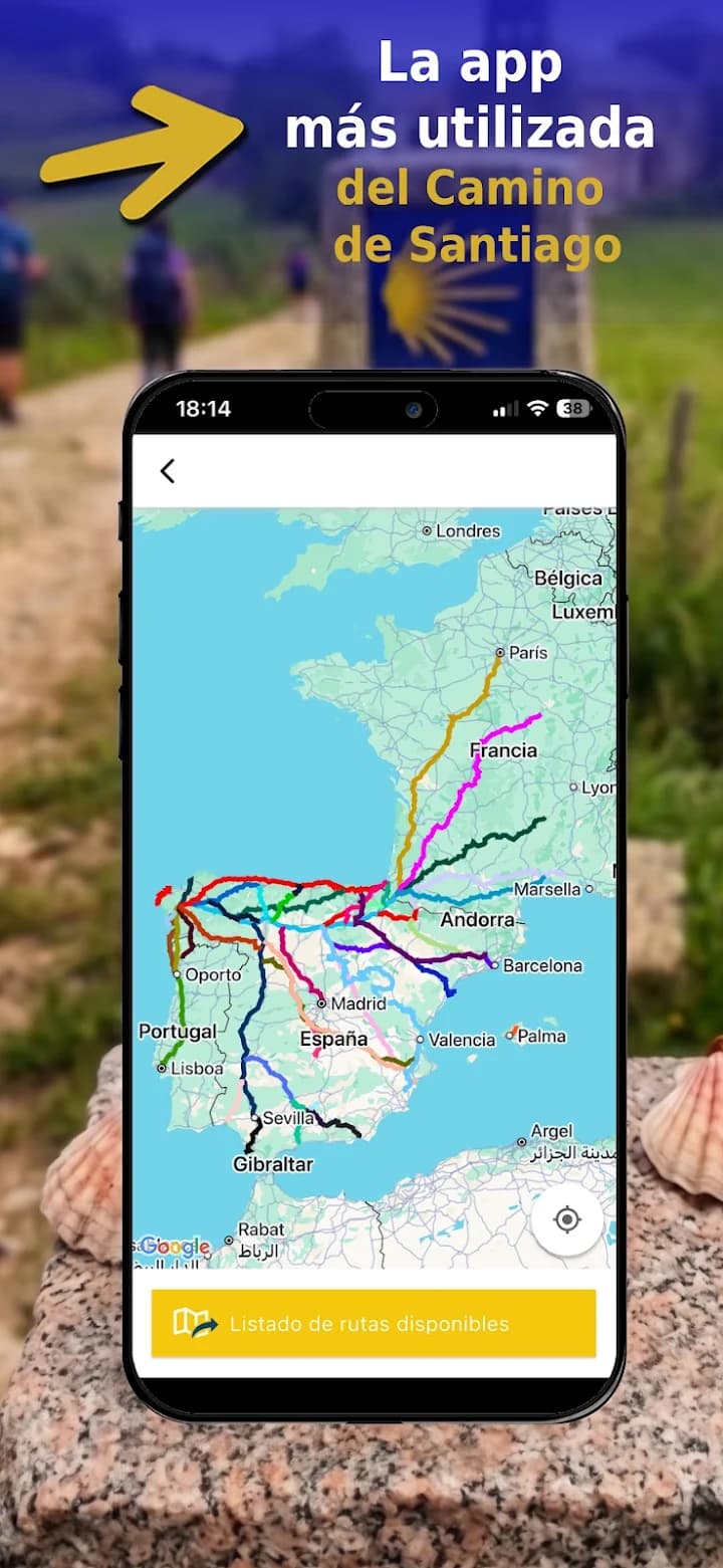 Captura 1 de Buen Camino de Santiago App