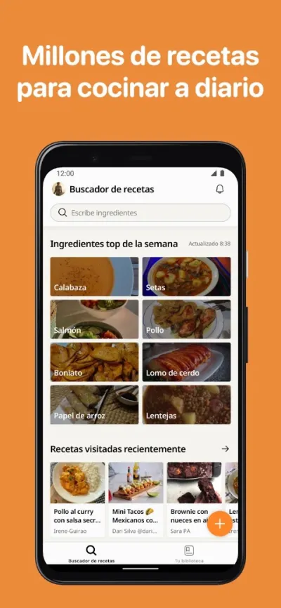 Captura 1 de Cookpad: Recetas de Cocina