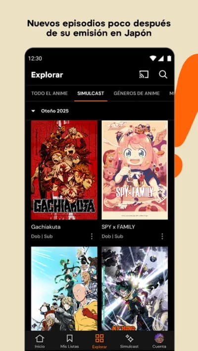 Captura 2 de Crunchyroll: Disfruta de Anime