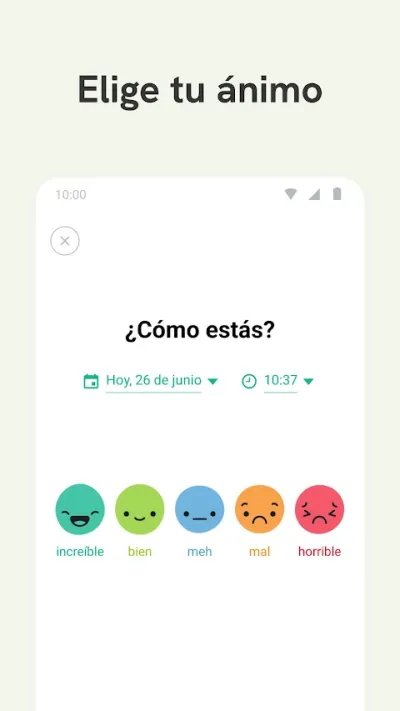 Captura 1 de Daylio: Diario y Estado de Ánimo