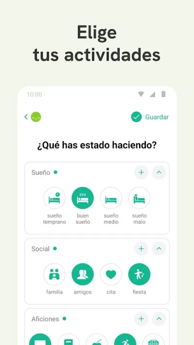 Captura 2 de Daylio: Diario y Estado de Ánimo