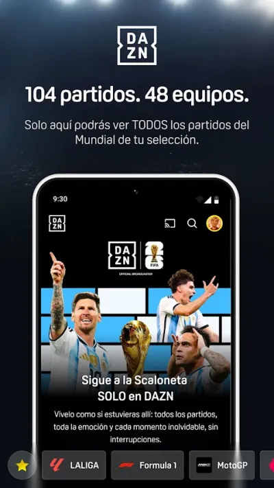 Captura 2 de DAZN: Deportes en directo