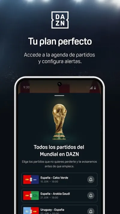 Captura 3 de DAZN: Deportes en directo