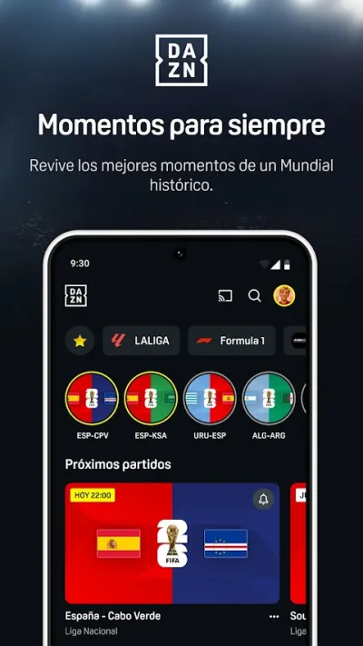 Captura 4 de DAZN: Deportes en directo