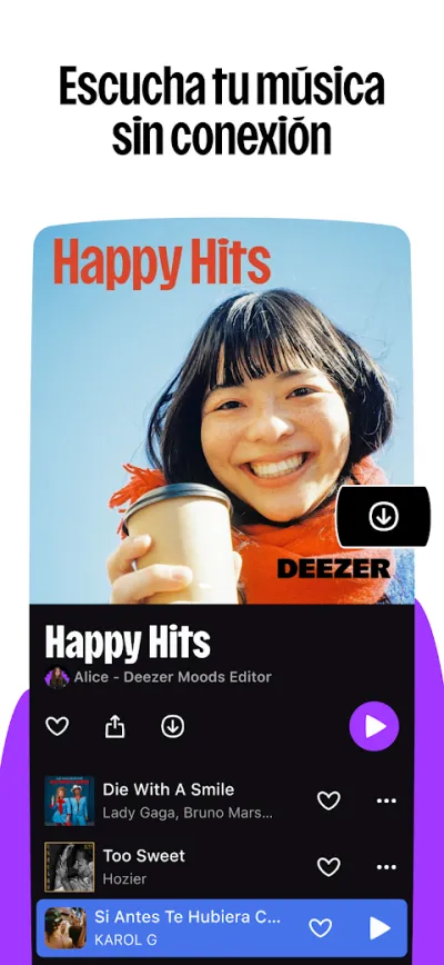 Captura 3 de Deezer: Música y Podcasts