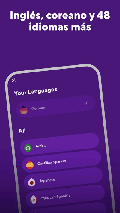 Captura 2 de Drops: Aprende Vocabulario