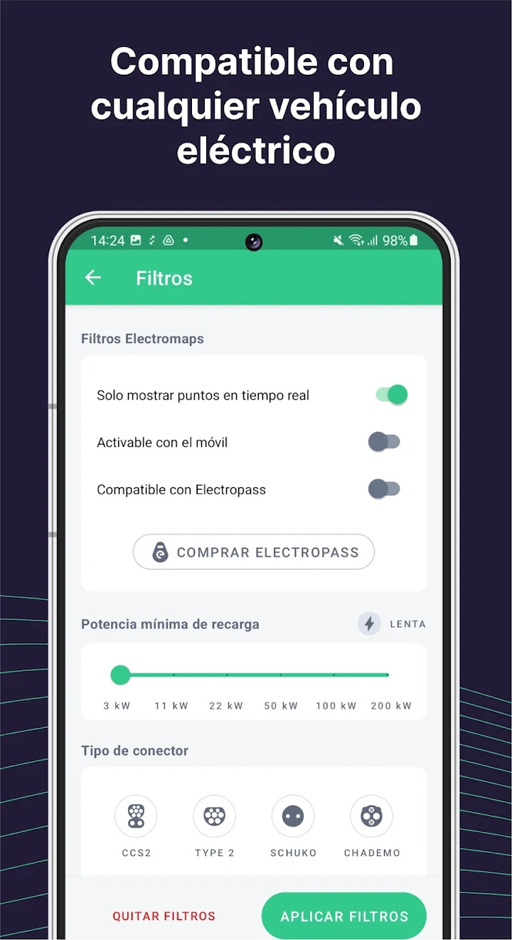 Captura 4 de Electromaps: Puntos de recarga