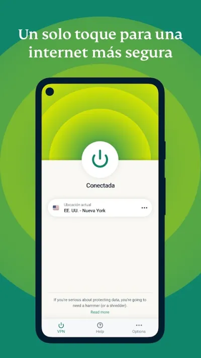 Captura 1 de ExpressVPN: VPN Segura y Veloz