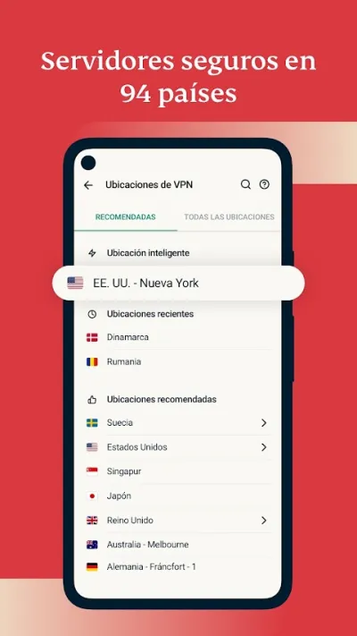 Captura 3 de ExpressVPN: VPN Segura y Veloz