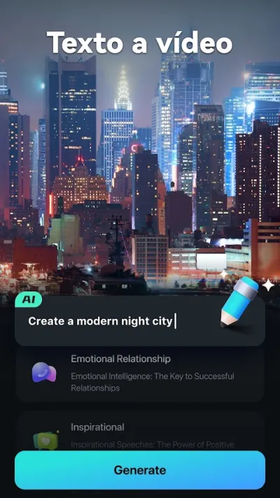 Captura 3 de FilmoraHD - AI Video Creator