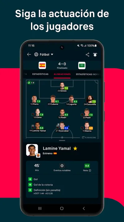 Captura 3 de Flashscore - Resultados en vivo