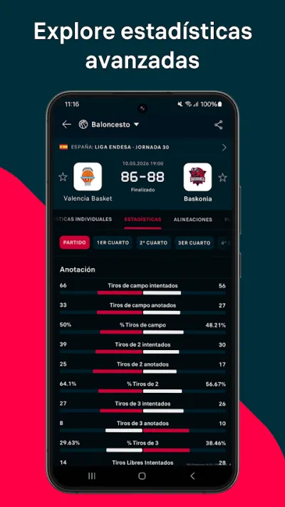 Captura 4 de Flashscore - Resultados en vivo