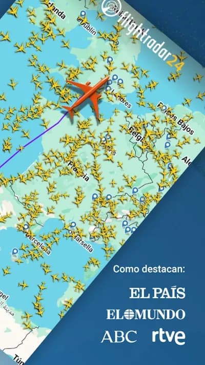Captura 2 de Flightradar24: Rastreo de Vuelos