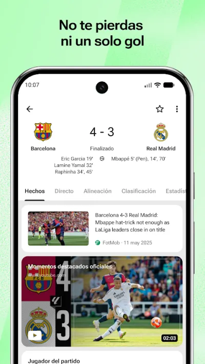 Captura 2 de FotMob - Resultados de fútbol