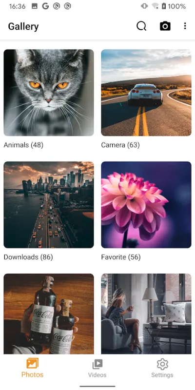 Captura 1 de Galería: Gestor de Fotos