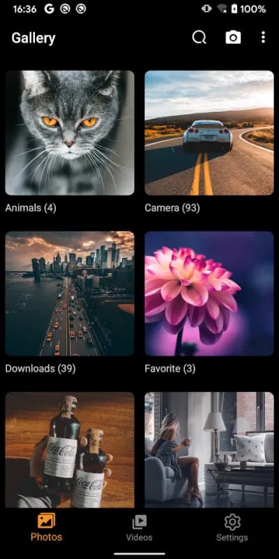 Captura 2 de Galería: Gestor de Fotos