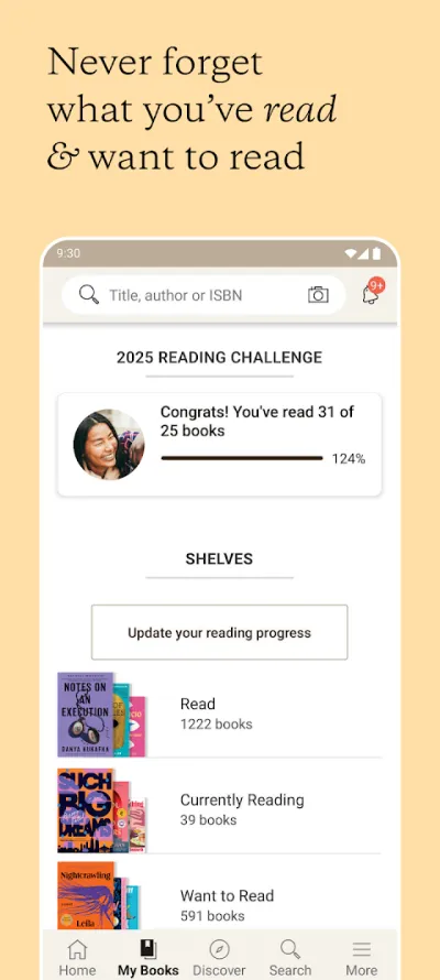 Captura 3 de Goodreads