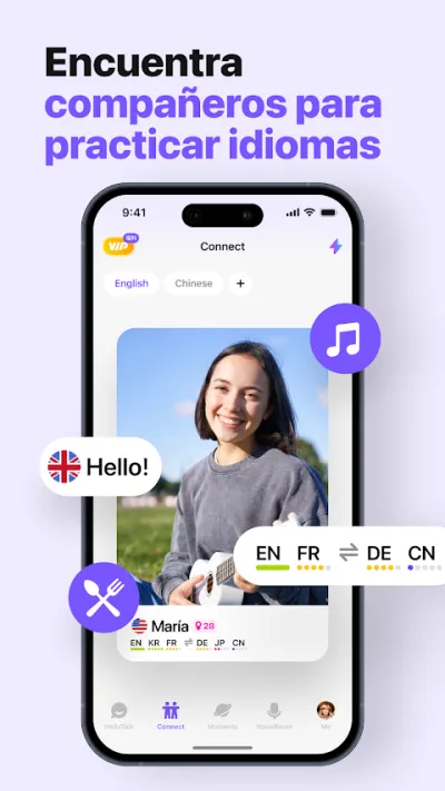 Captura 4 de HelloTalk: Aprende Idiomas