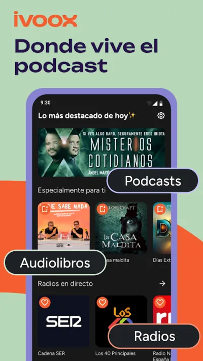 Captura 1 de iVoox: Podcasts y Radios