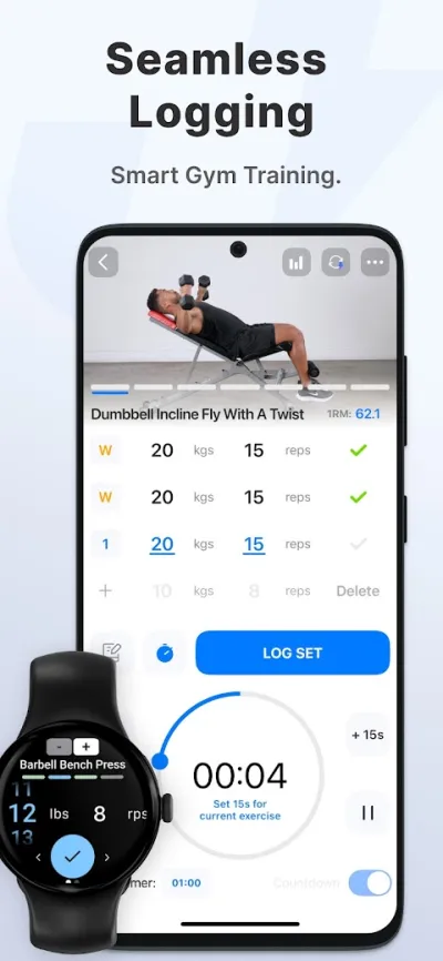 Captura 2 de JEFIT: Rutinas de Gimnasio