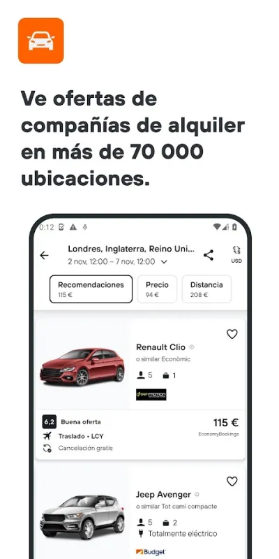 Captura 4 de KAYAK: Vuelos, Hoteles, Coches