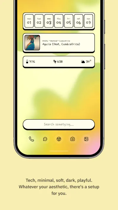 Captura 2 de KWGT: Creador de Widgets