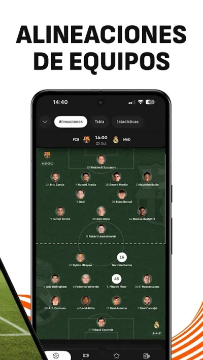 Captura 2 de LiveScore: Resultados en vivo