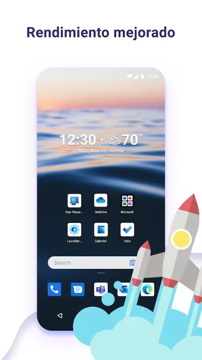 Captura 1 de Microsoft Launcher