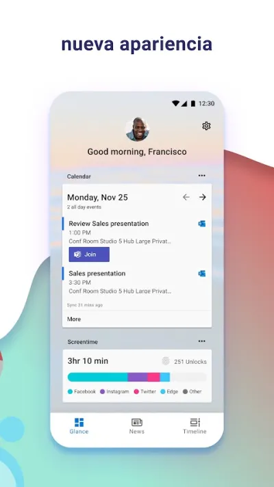 Captura 2 de Microsoft Launcher