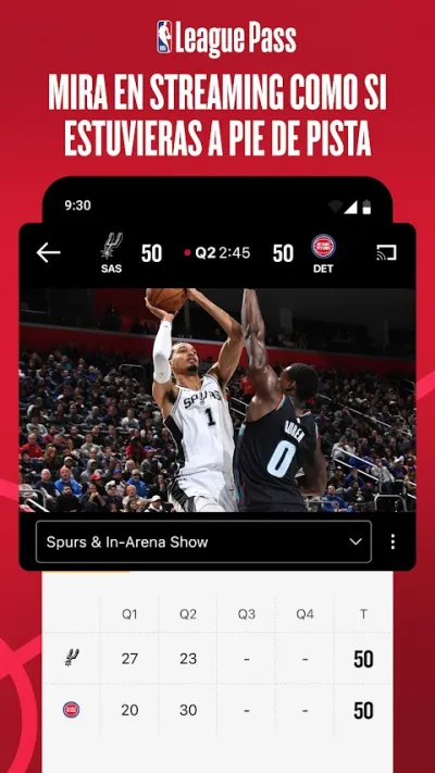 Captura 3 de NBA: Baloncesto en directo