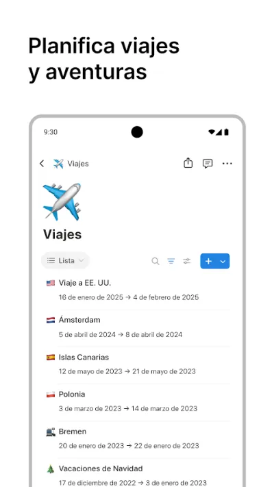 Captura 4 de Notion: Notas, tareas e IA