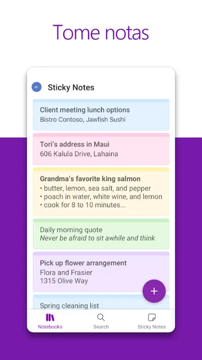 Captura 2 de Microsoft OneNote