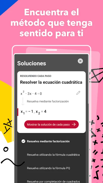 Captura 2 de Photomath: Resolver Matemáticas