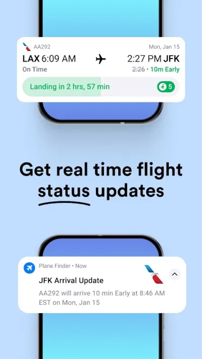Captura 2 de Plane Finder: Rastreador de Vuelos