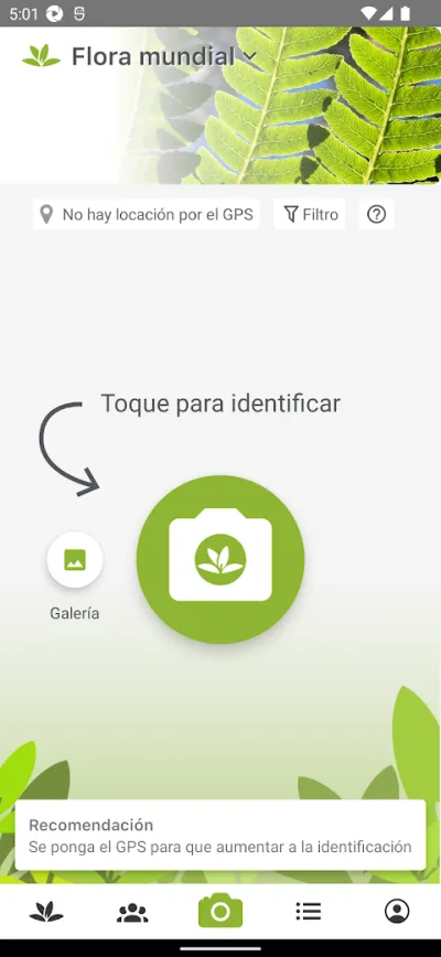 Captura 1 de PlantNet: Identificar Plantas