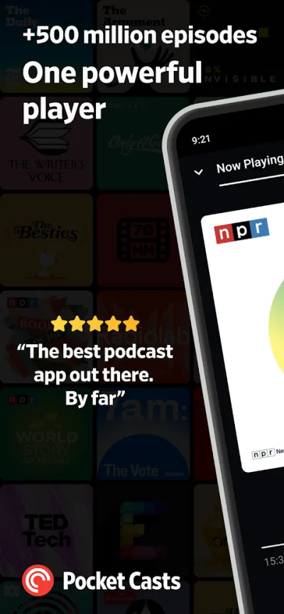 Captura 1 de Pocket Casts: Podcast Player
