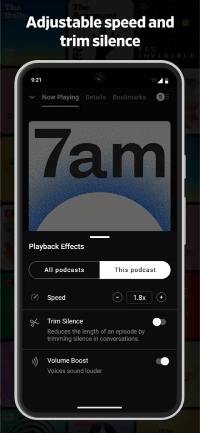 Captura 4 de Pocket Casts: Podcast Player