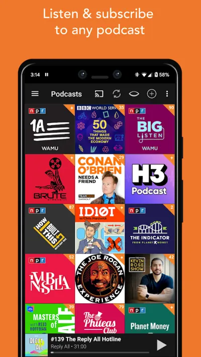 Captura 3 de Podcast & Radio Addict