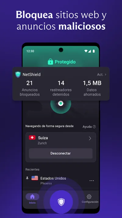 Captura 4 de Proton VPN: Rápida y Segura