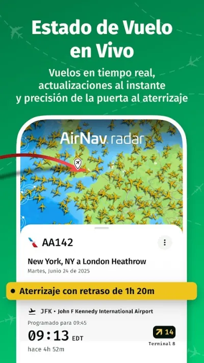 Captura 2 de AirNav Radar: Rastreo de Vuelos