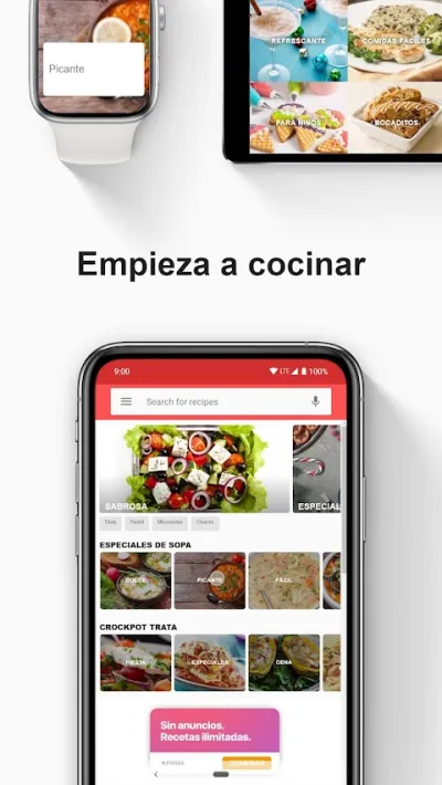 Captura 2 de Recetas de Cocina Gratis