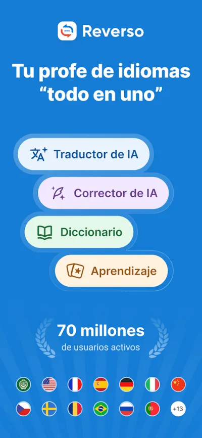 Captura 1 de Reverso: Traductor y Diccionario
