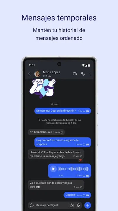 Captura 2 de Signal: Mensajería Privada