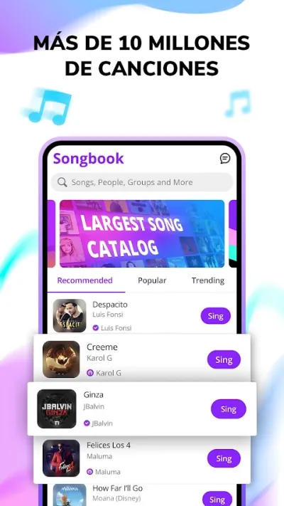 Captura 1 de Smule: Karaoke