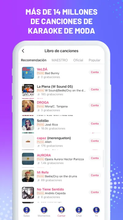 Captura 3 de StarMaker: Canta Karaoke