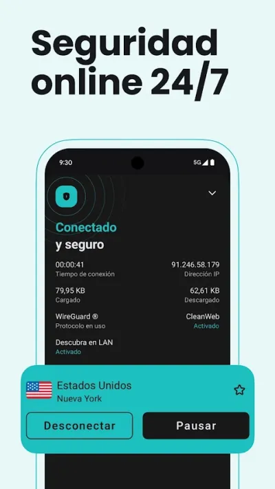 Captura 1 de Surfshark: VPN Rápida y Segura