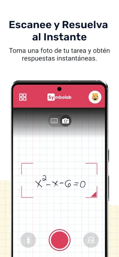 Captura 1 de Symbolab: Solucionador Matemático