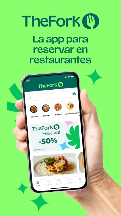 Captura 1 de TheFork: Reserva de Restaurantes