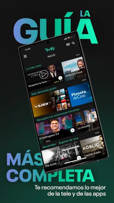 Captura 2 de Tivify - TV en directo gratis