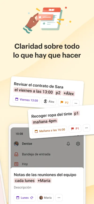 Captura 2 de Todoist: lista de tareas